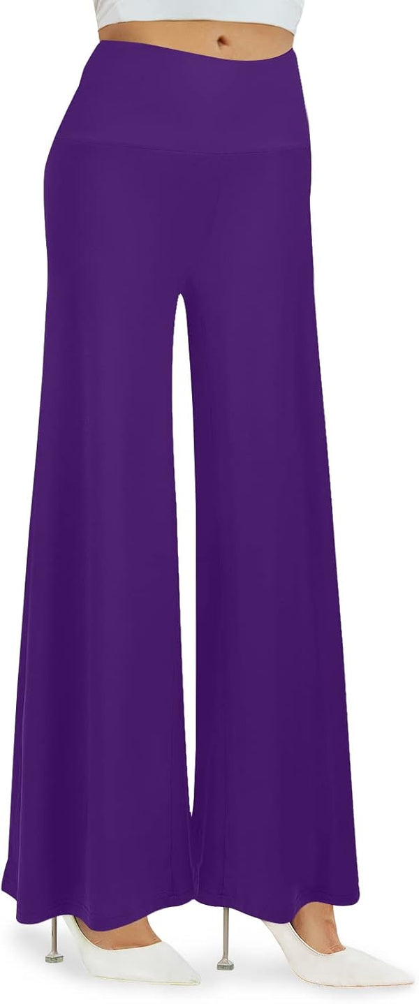 Women's Stretchy Wide Leg Palazzo Lounge Pants Casual Comfy