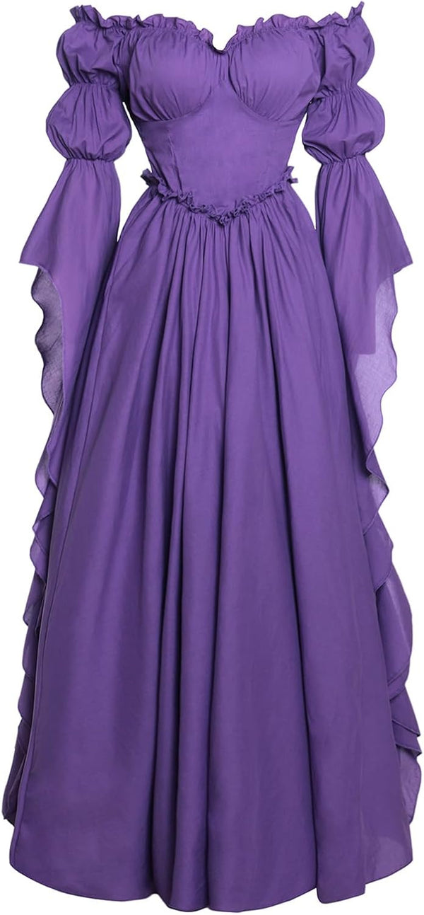 Medieval Renaissance Costume Dress Victorian Dresses for Women