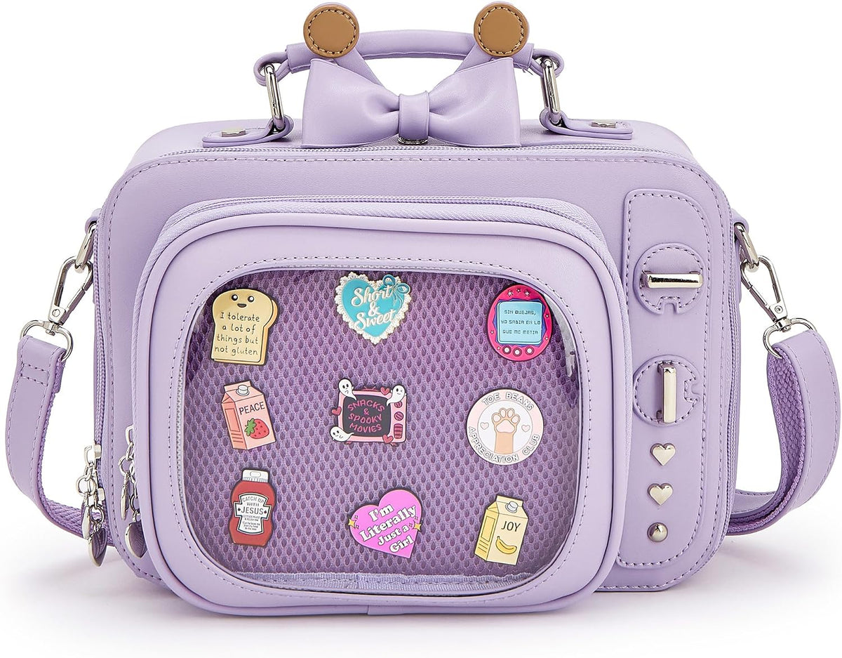 TV-Shaped Ita Bag Backpack — Cute Pin Display