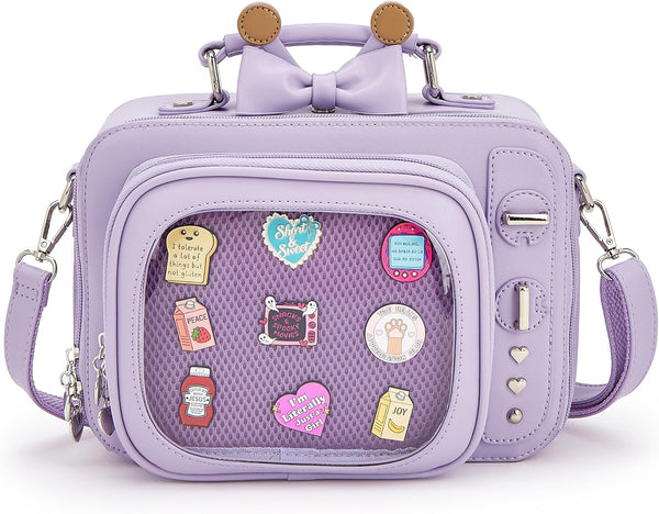 TV-Shaped Ita Bag Backpack — Cute Pin Display