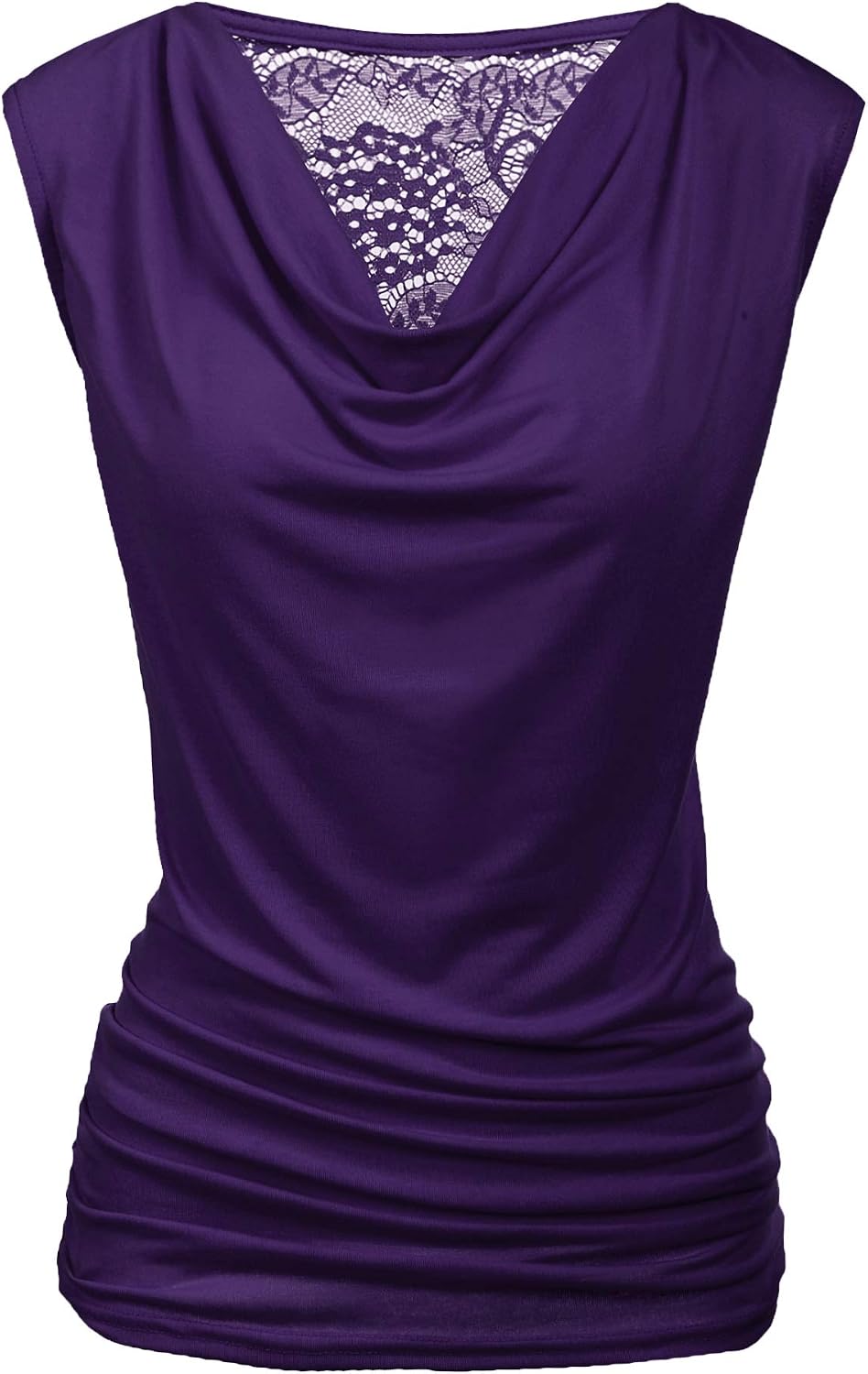 Zeagoo Tank Top for Women Trendy Going Out Tops Sleeveless Shirts Ruched Business Casual Basic Tunic Tops