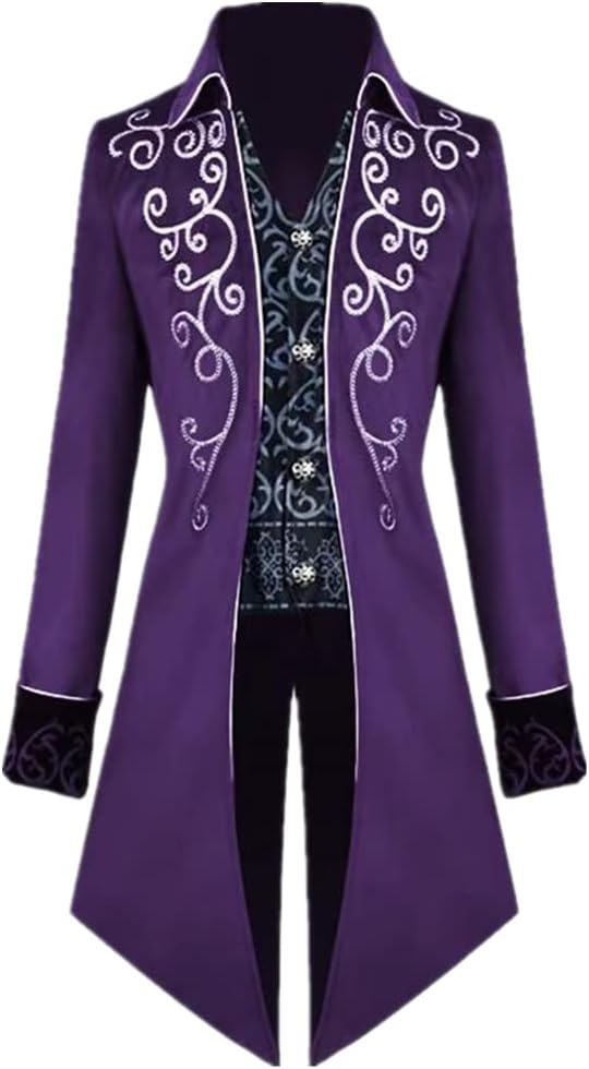 Apocrypha Mens Medieval Steampunk Tailcoat Jacket Vampire Costume