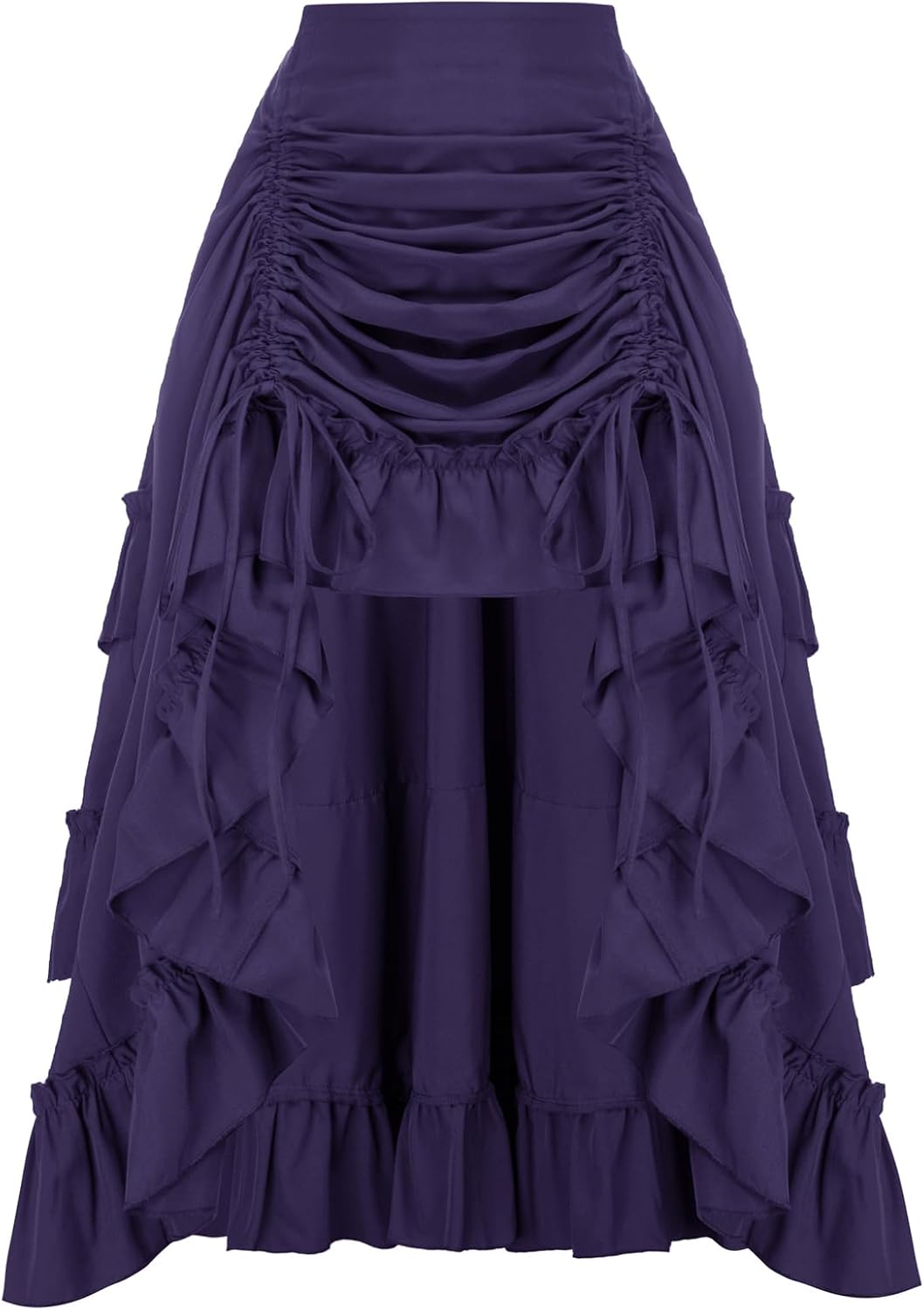 Scarlet Darkness Women Renaissance Pirate Skirt High-Low Whimsical Clothes