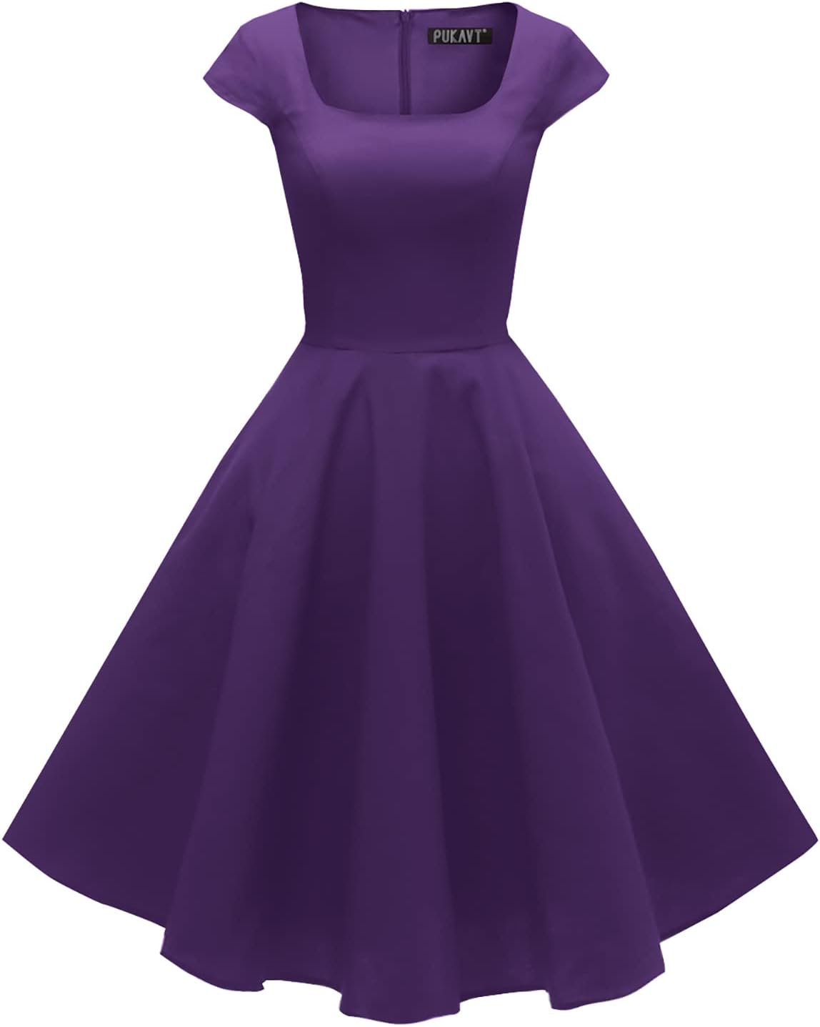 Women's Cocktail Dress 1950s Retro Swing Dress