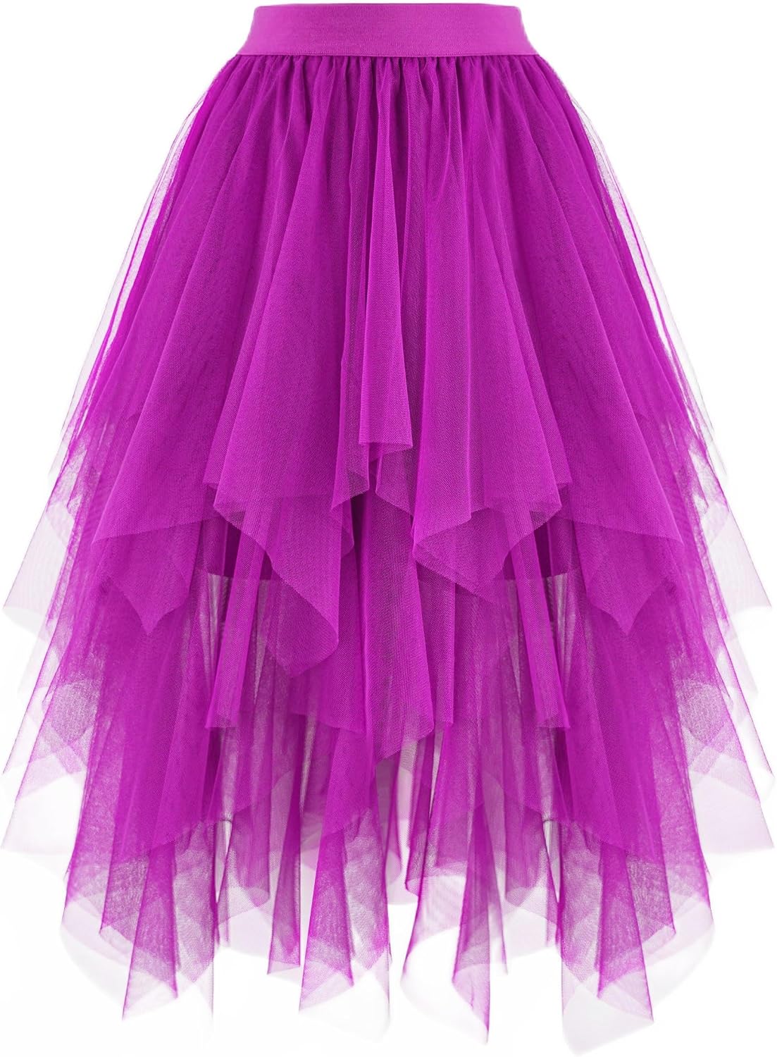 High Low Layered Puffy Fairy Tulle Skirts