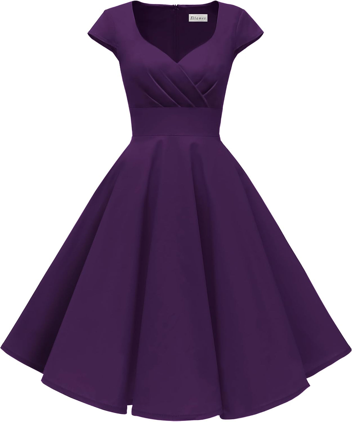 1950s Retro Vintage Elegant Dress with Pockets