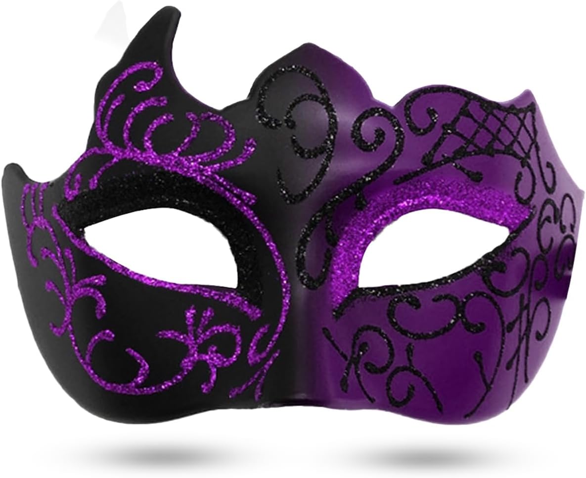 Masquerade Mask for Men Vintage Venetian Mask Halloween Mask for Party Prom Ball Costume Mask