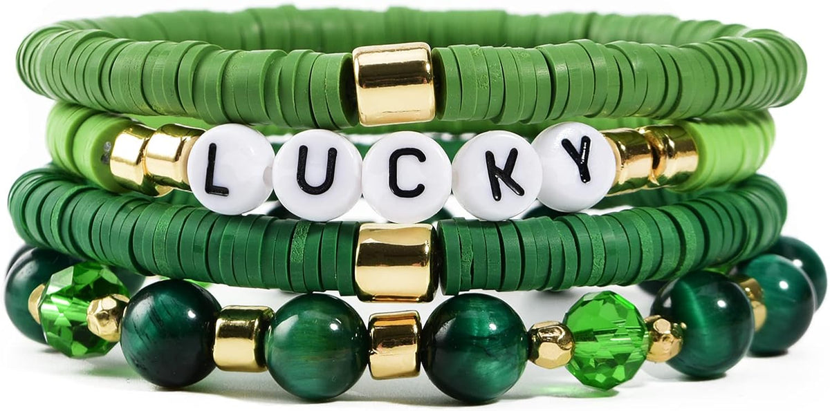 Boho Beaded Stretch Bracelets For Women Stackable Handmade Jewelry