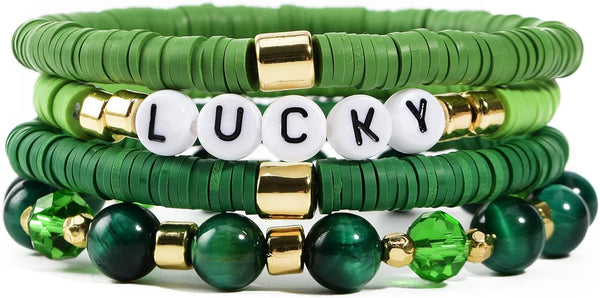 Boho Beaded Stretch Bracelets For Women Stackable Handmade Jewelry