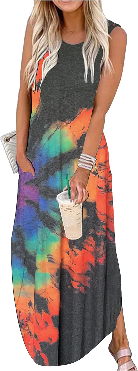CHUNTIANRAN Maxi Dresses for Women Summer Outfits Boho Beach Long Dresses Casual Sundresses Resort Wear for Women 2026