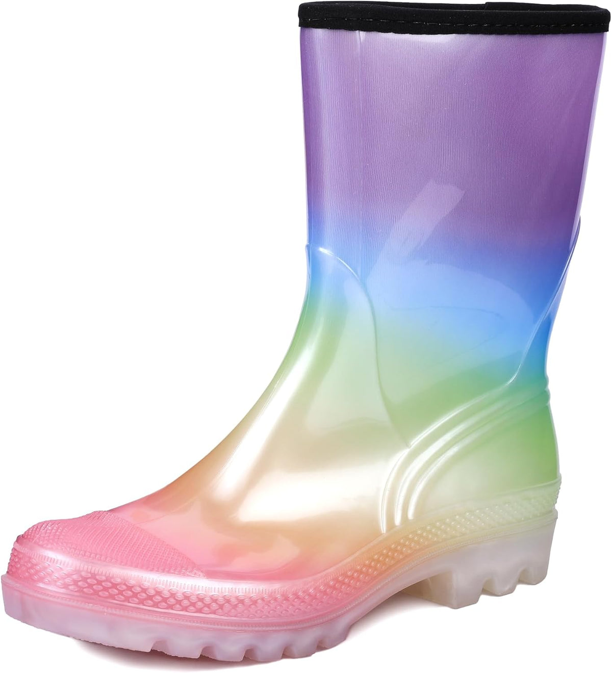 Women's Wide Calf Waterproof Rain Boots – Seamless Pvc Boots