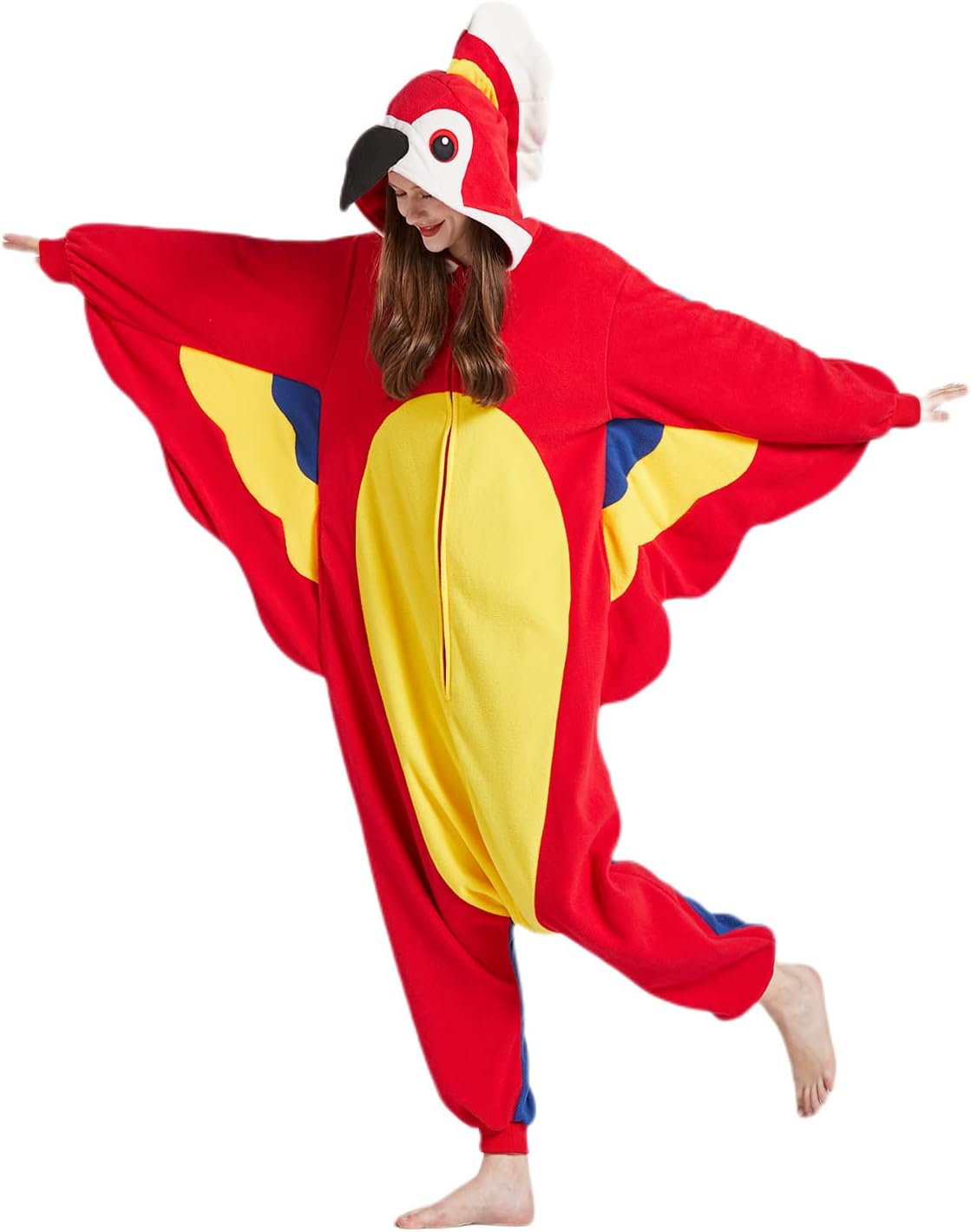 SAMGU Adult Onesie Animal Halloween Cosplay Costume One Piece Pajamas for Women and Men