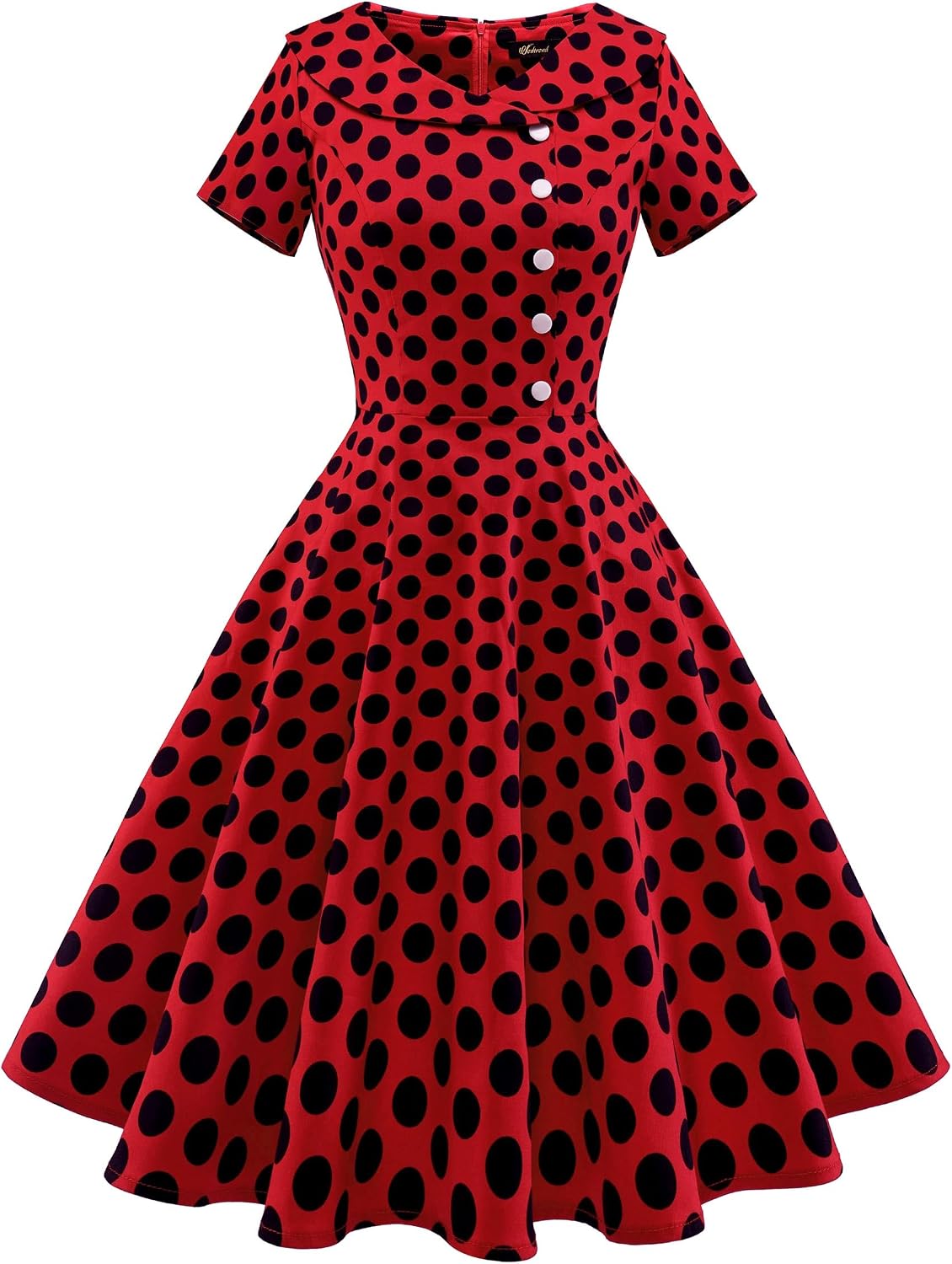 Wedtrend Women's 1950s Vintage Audrey Hepburn Style Cocktail Swing Dresses