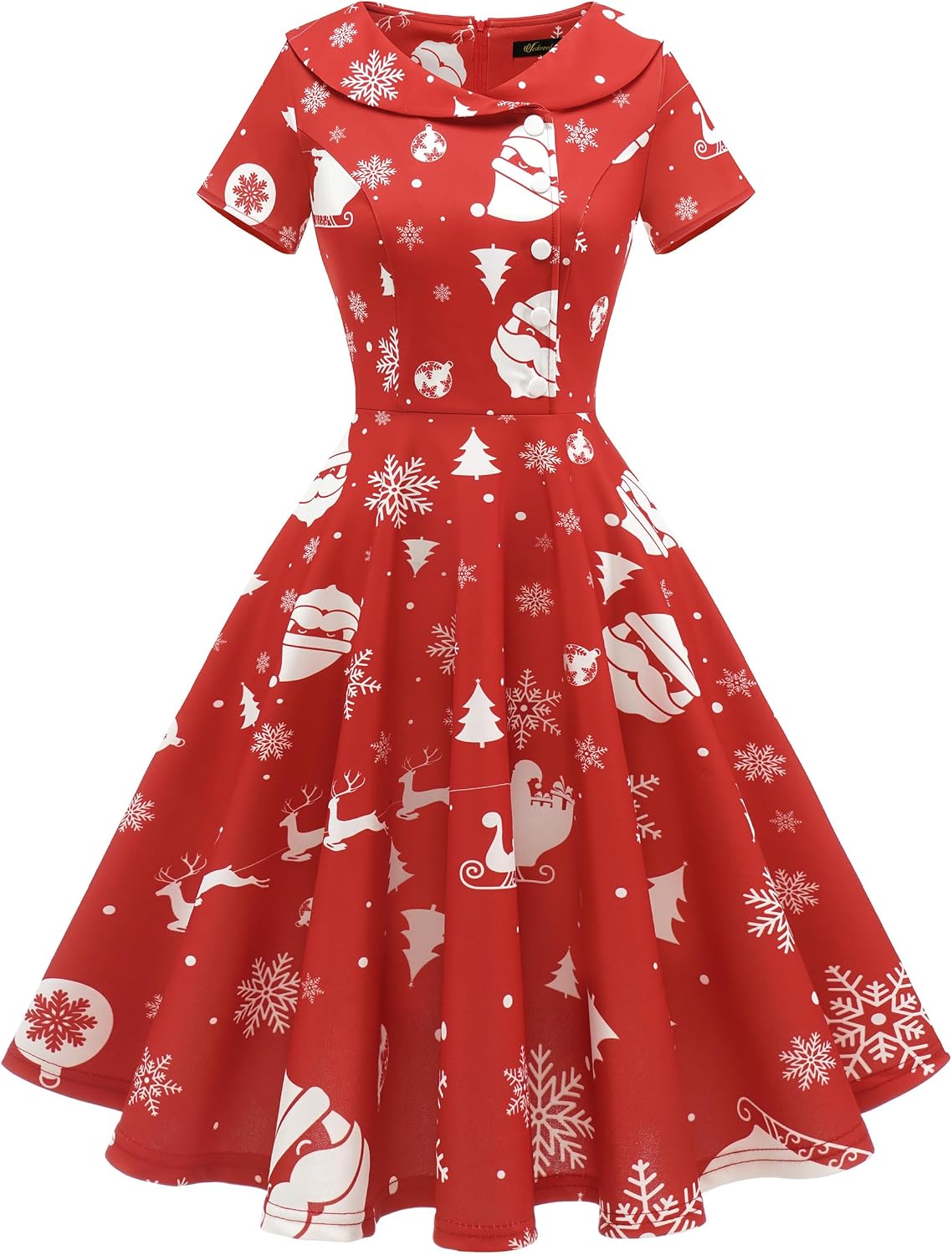 Wedtrend Women's 1950s Vintage Audrey Hepburn Style Cocktail Swing Dresses