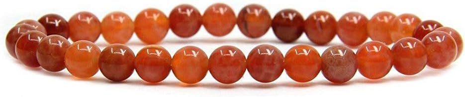 Angelstones Gemstones 6mm Round Beads Healing Crystal Bracelet for women