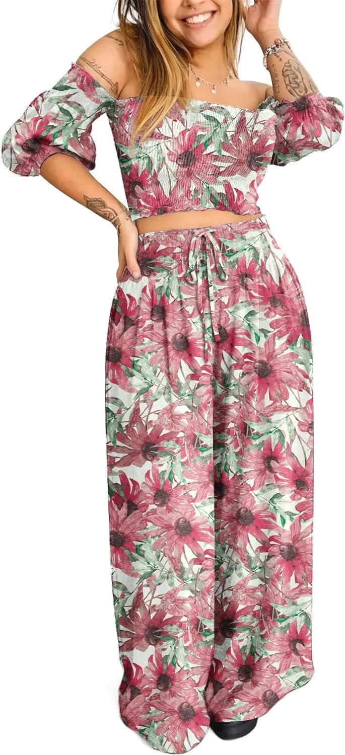 Womens Celestial Clothing Witchy Whimsigoth Outfits Cotton Co-ord Lounge Set Summer Vacation Travel Clothes