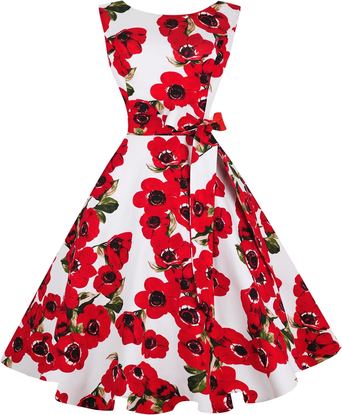 Sleeveless Vintage 1950s Cocktail Dress