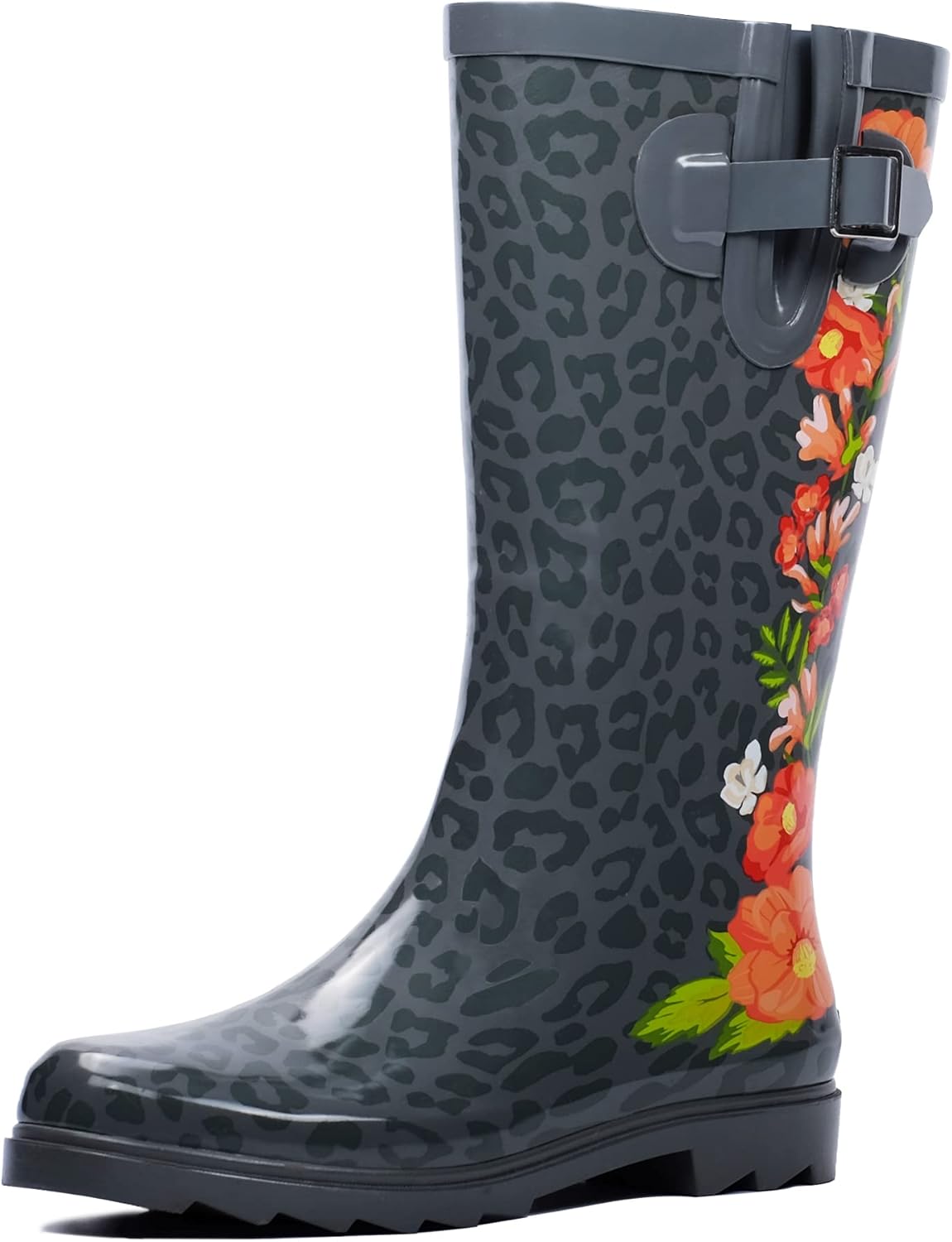 Rain Boots For Women, Waterproof Ladies Tall Knee High