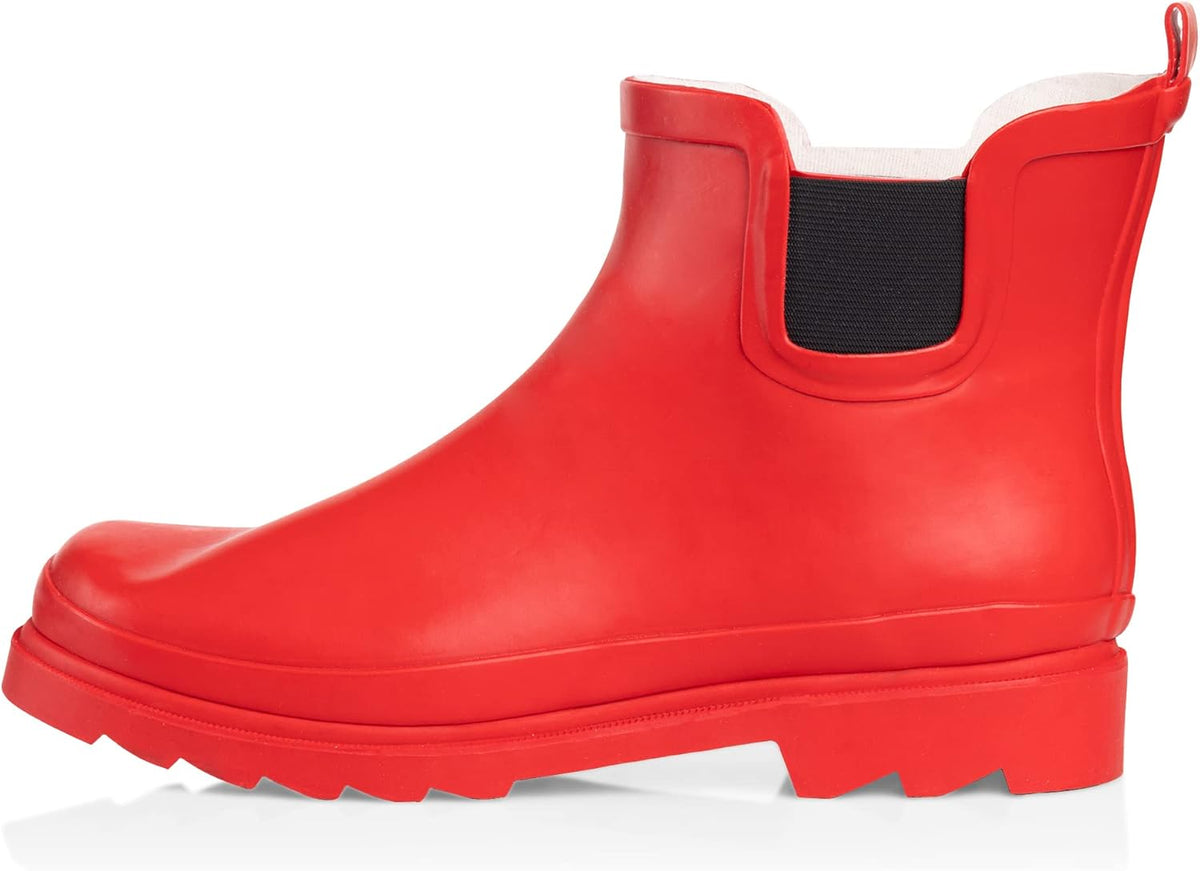 Womens Ankle Rain Boots - Ladies Waterproof Winter Spring