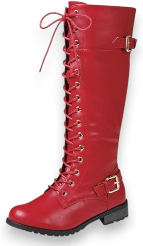Mango 27 Womens Knee High Buckle Riding Boots