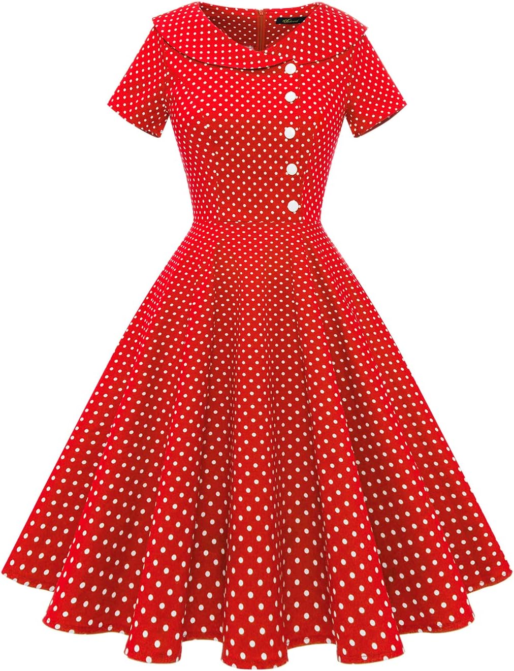 Wedtrend Women's 1950s Vintage Audrey Hepburn Style Cocktail Swing Dresses