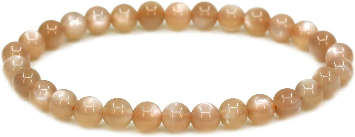 Angelstones Gemstones 6mm Round Beads Healing Crystal Bracelet for women