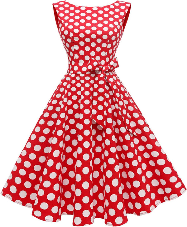 Sleeveless Vintage 1950s Cocktail Dress