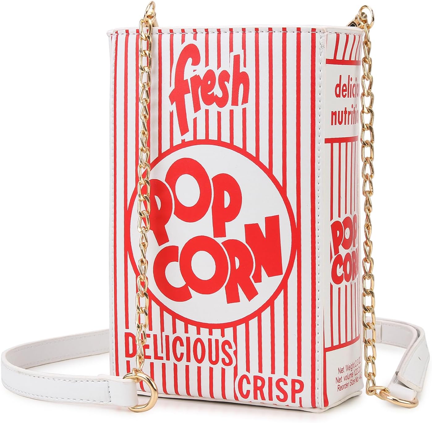 Popcorn Purse Novelty Fun Shaped Crossbody Bag for Women Secondary image