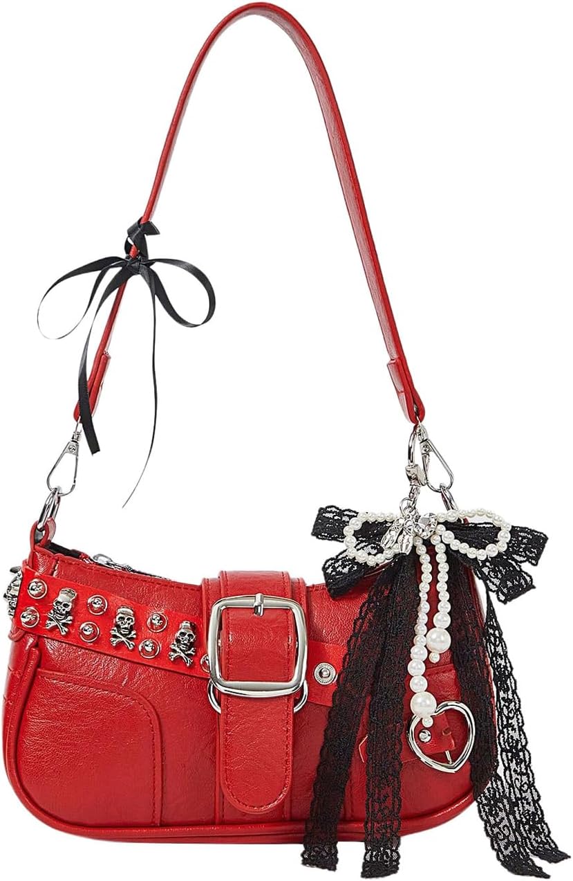 Women's Y2K Star Embroidery Shoulder Bag