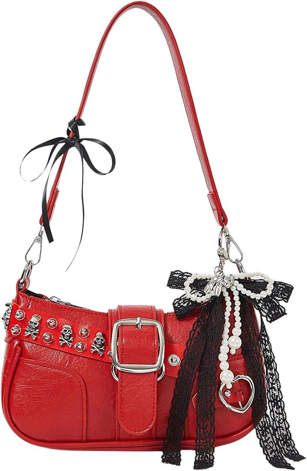 Women's Y2K Star Embroidery Shoulder Bag