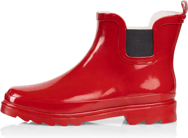 Womens Ankle Rain Boots - Ladies Waterproof Winter Spring