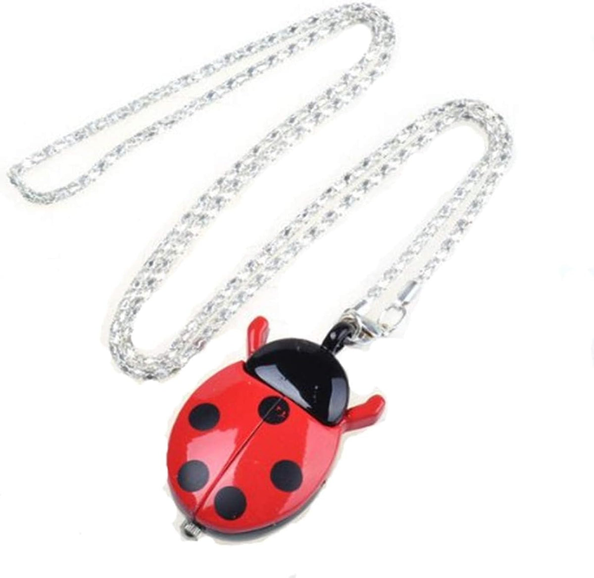 New Absolute Fancy Ladybug Vintage Quartz Animal Pocket Necklace Watch
