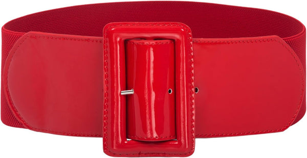 Women's Stretchy Belt 1950s 3 Inch Wide Elastic Belts