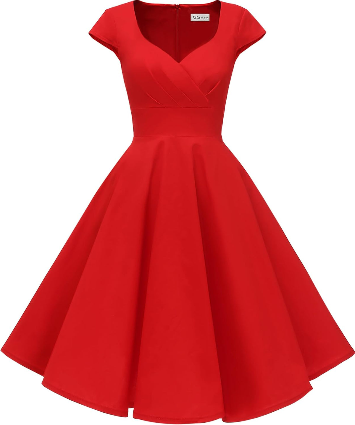 1950s Retro Vintage Elegant Dress with Pockets