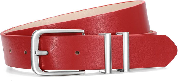 Women's Soft Faux Leather Belt For Jeans Pants Dress Fashion Ladies