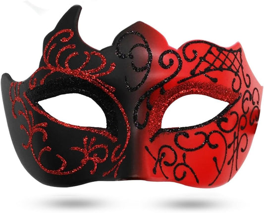 Masquerade Mask for Men Vintage Venetian Mask Halloween Mask for Party Prom Ball Costume Mask
