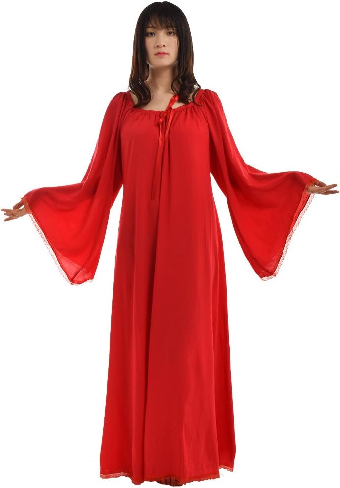 BLESSUME Medieval Wedding Dress Renaissance Pirate Faire Celtic Chemise Under Dress