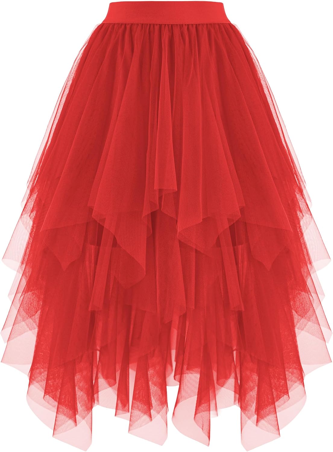 High Low Layered Puffy Fairy Tulle Skirts
