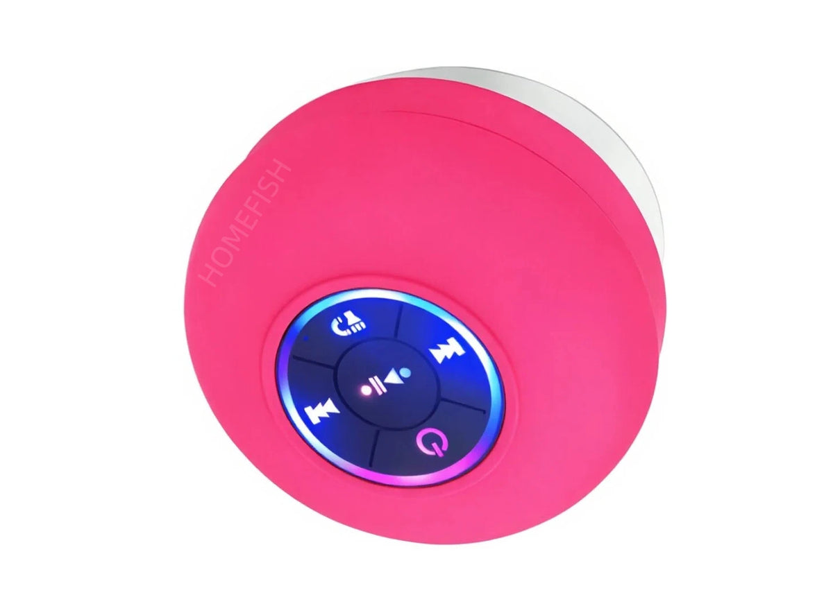 Waterproof Bluetooth Shower Speaker with RGB Light
