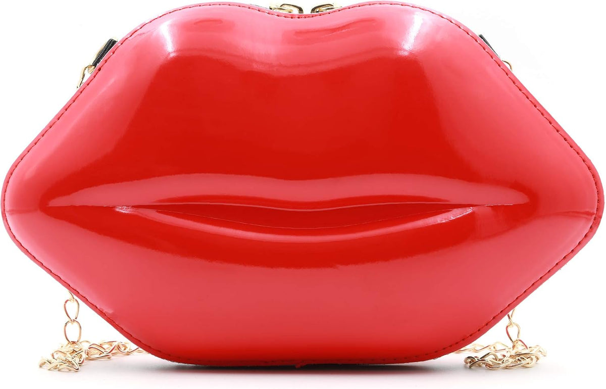 Red Lip Clutch Purse Main image