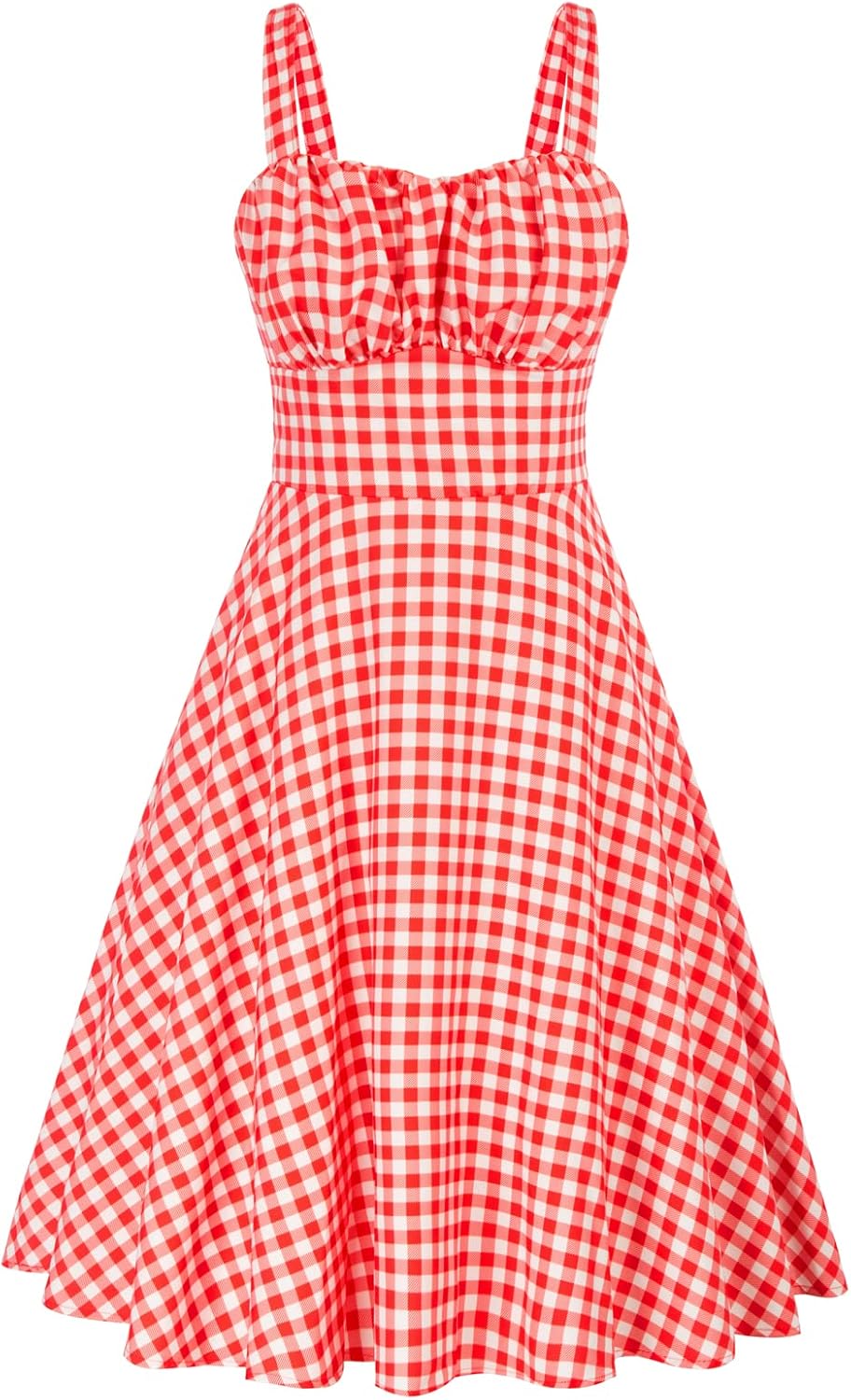 Belle Poque Womens Vintage A-line Midi Cocktail Party Dress