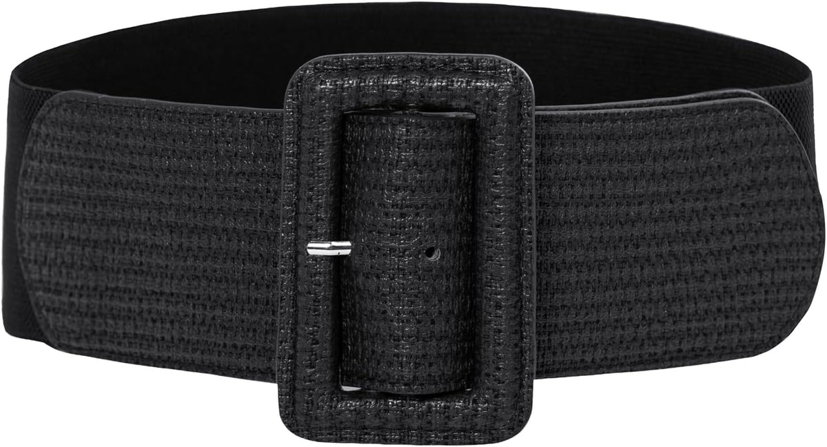 Women's Stretchy Belt 1950s 3 Inch Wide Elastic Belts