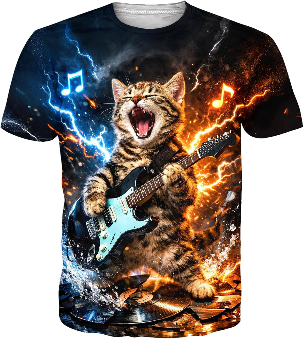 uideazone Mens 3D Funny Graphic T Shirt Novelty Short Sleeve Costume Tees