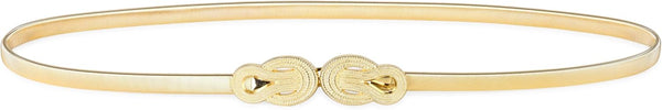 Metallic Elastic Stretchy Chain Belt