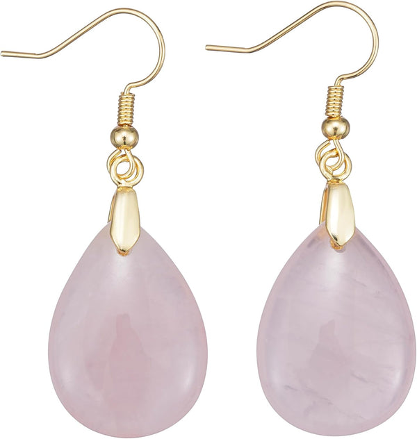 Boho Natural Stone Dangle Drop Earrings