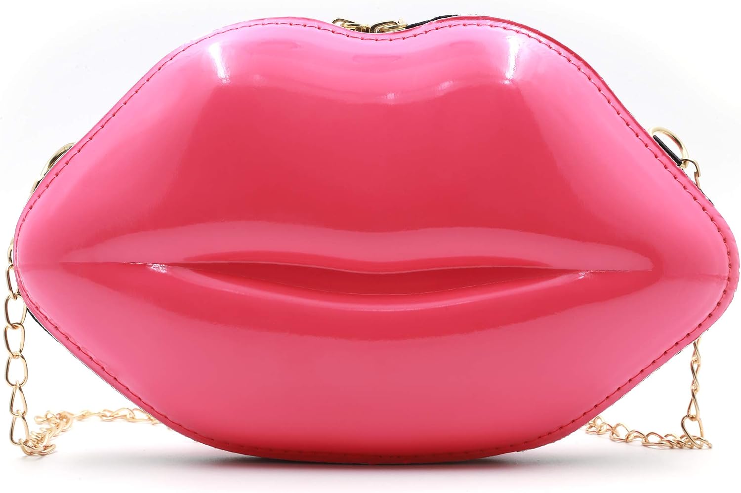 Red Lip Clutch Purse Secondary image