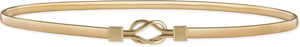Metallic Elastic Stretchy Chain Belt