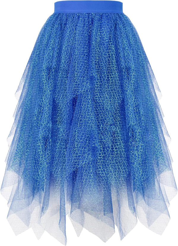 High Low Layered Puffy Fairy Tulle Skirts