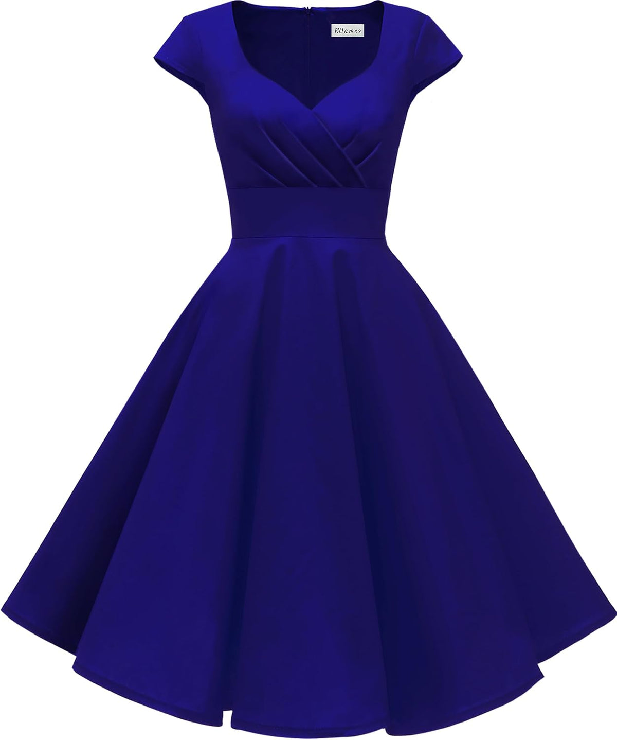 1950s Retro Vintage Elegant Dress with Pockets