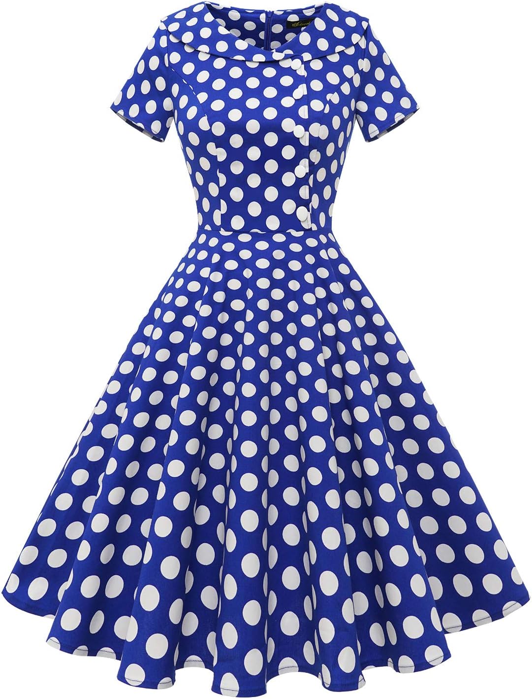 Wedtrend Women's 1950s Vintage Audrey Hepburn Style Cocktail Swing Dresses